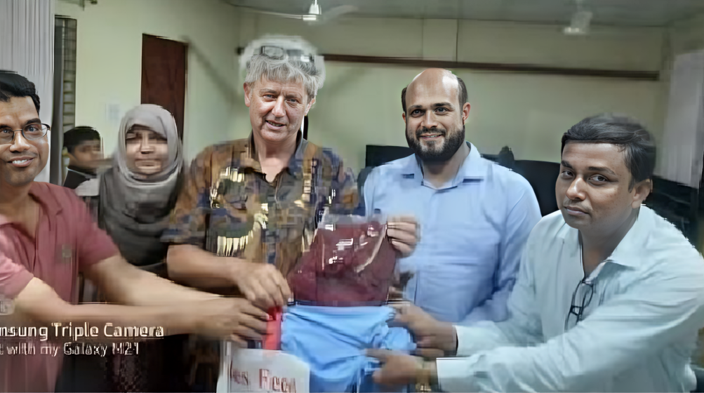 নেদারল্যান্ডের কান্ট্রি ডিরেক্টর প্রফেসর ড. এরিক জোটেন কর্তৃক পরিদর্শন