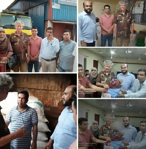 নেদারল্যান্ডের কান্ট্রি ডিরেক্টর প্রফেসর ড. এরিক জোটেন কর্তৃক মাইলস্ এগ্রো ফিড মিলস্ পরিদর্শন